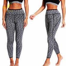 Charger l'image dans la galerie, Pantalon Legging Minceur Femme Gris Néoprène - Effet Sauna 🔥 3 X plus rapide