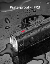 Charger l'image dans la galerie, Lampe de vélo étanche et rechargeable par USB,
