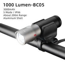 Charger l'image dans la galerie, Lampe de vélo étanche et rechargeable par USB,
