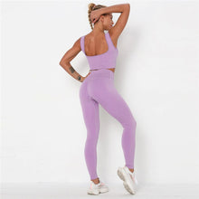 Charger l'image dans la galerie, Ensemble de Fitness Leggings Push Up + Brassiere NON TRANSPARENT