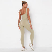 Charger l'image dans la galerie, Ensemble de Fitness Leggings Push Up + Brassiere NON TRANSPARENT