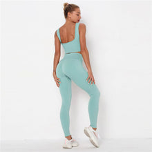 Charger l'image dans la galerie, Ensemble de Fitness Leggings Push Up + Brassiere NON TRANSPARENT