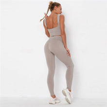 Charger l'image dans la galerie, Ensemble de Fitness Leggings Push Up + Brassiere NON TRANSPARENT