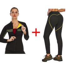 Charger l'image dans la galerie, Veste + Pantalon Legging Minceur Effet sauna 🔥 3 X plus rapide