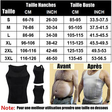 Charger l'image dans la galerie, Tee-Shirt Homme Amincissant Correcteur de Posture